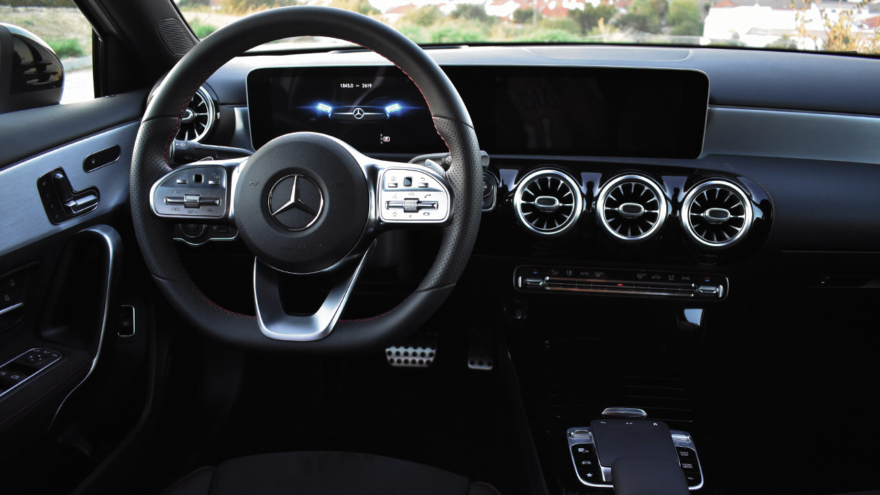 Prueba del Mercedes Clase A Sedán interior