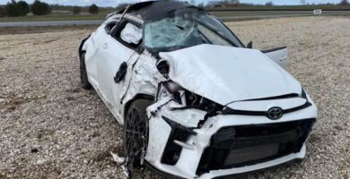 Accidente Toyota GR Yaris